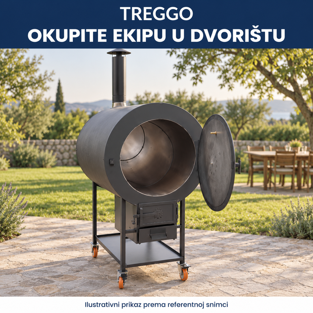 TREGGO pečenjara u dvorištu — ilustrativni prikaz iz galerije proizvoda