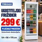 TREGGO - UGOSTITELJSKI FRIŽIDER 54x56x175cm