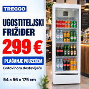 TREGGO - UGOSTITELJSKI FRIŽIDER 54x56x175cm