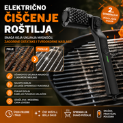 TREGGO - BATERIJSKI ČISTAČ ROŠTILJA - GRILLBRUSH