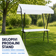 TREGGO – Banco vendita pieghevole