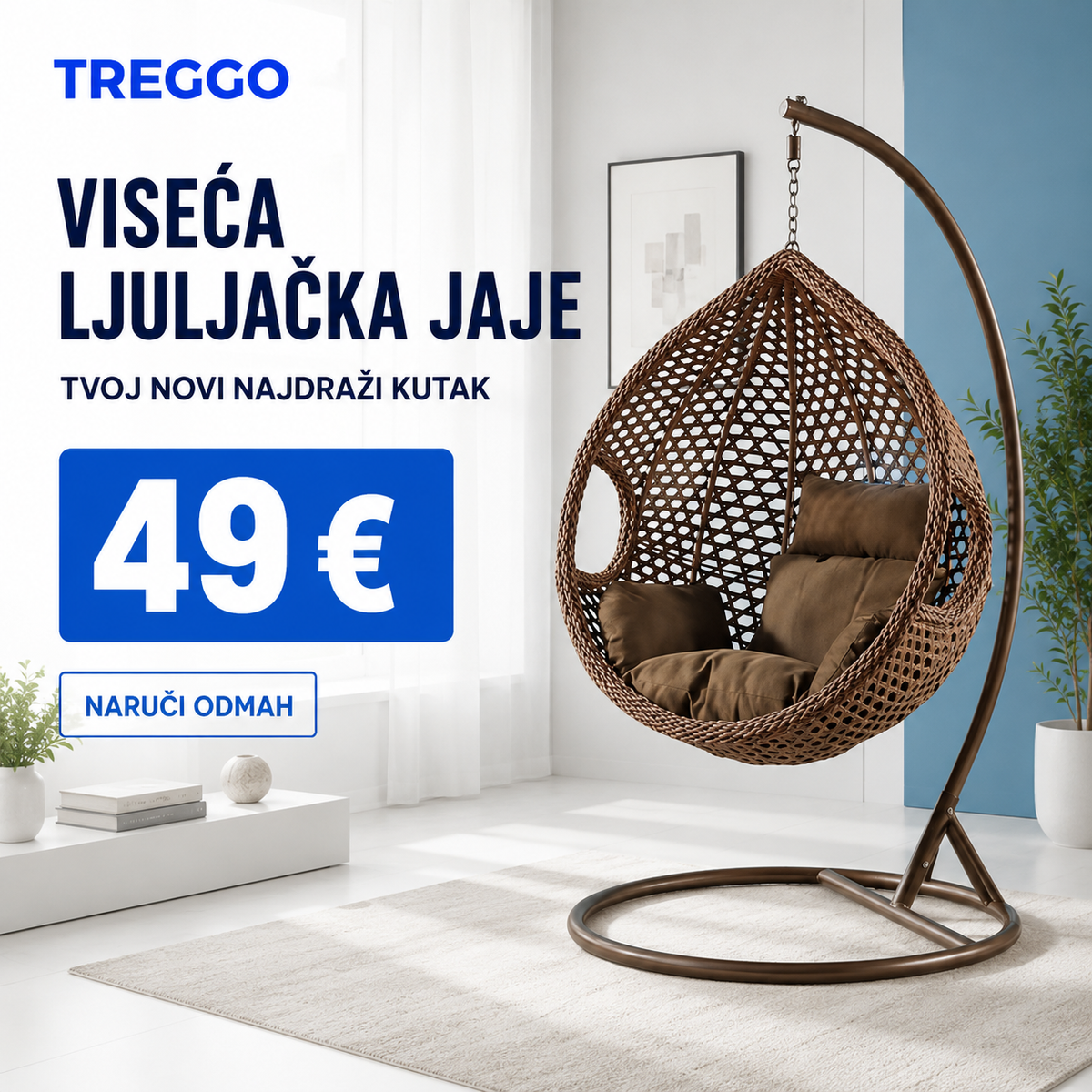 TREGGO – Poltrona sospesa con supporto