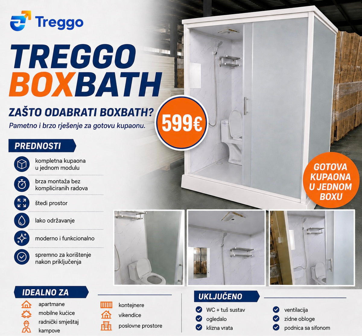 TREGGO – BOXBATH modulo bagno