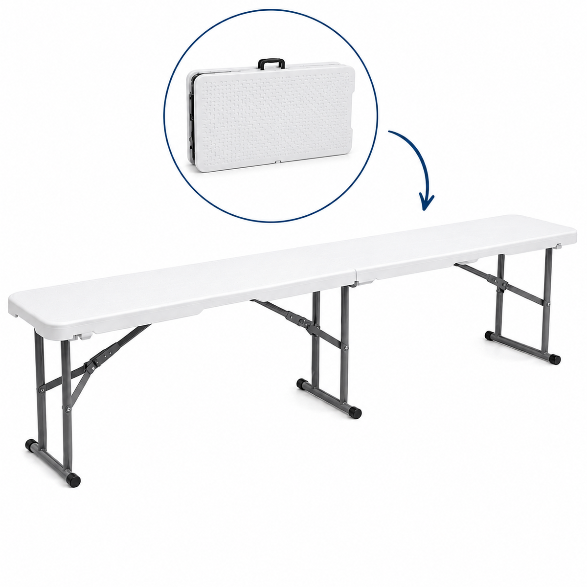 TREGGO – Panca pieghevole 183 cm