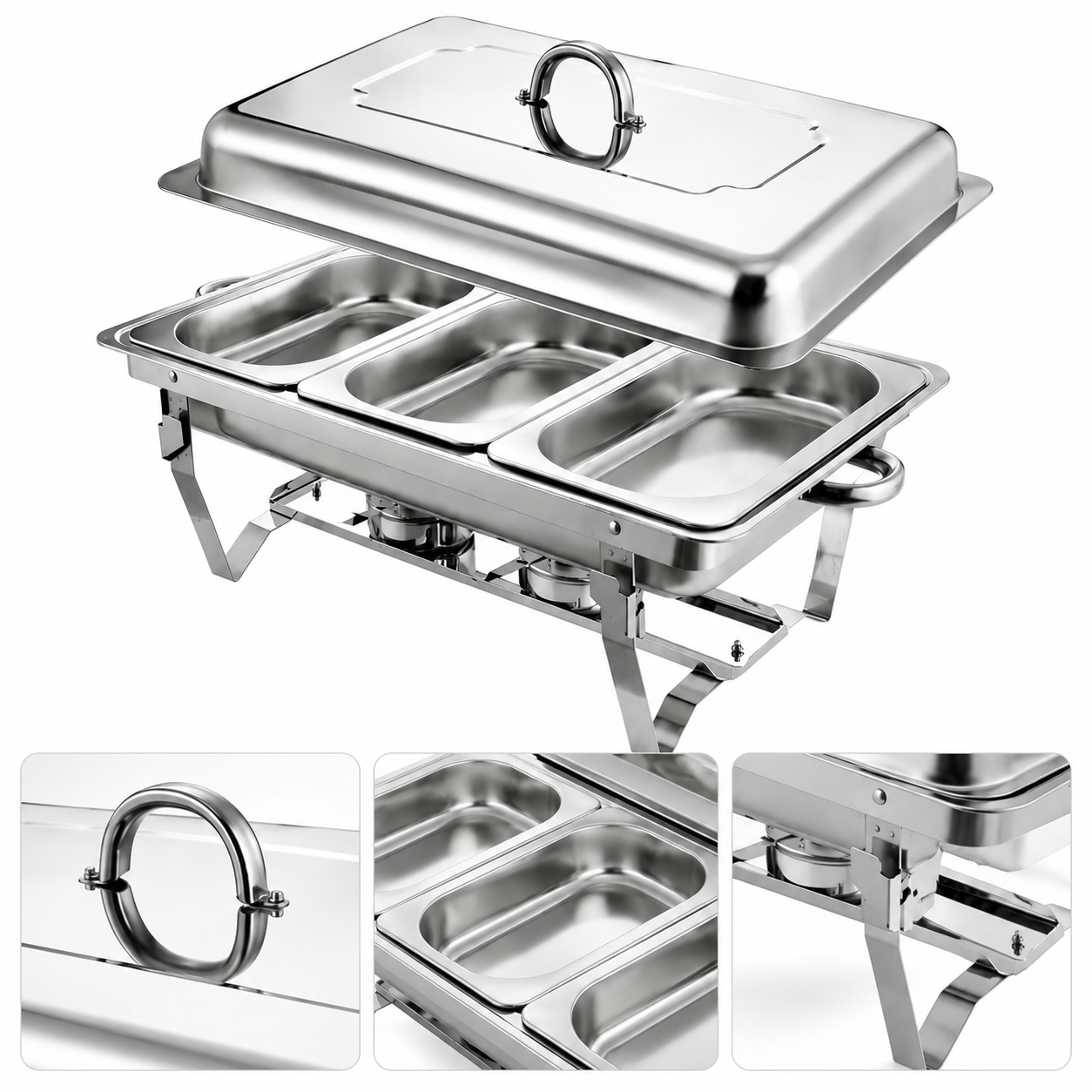 TREGGO - INOX POSUDA ZA GRIJANJE HRANE - 12L