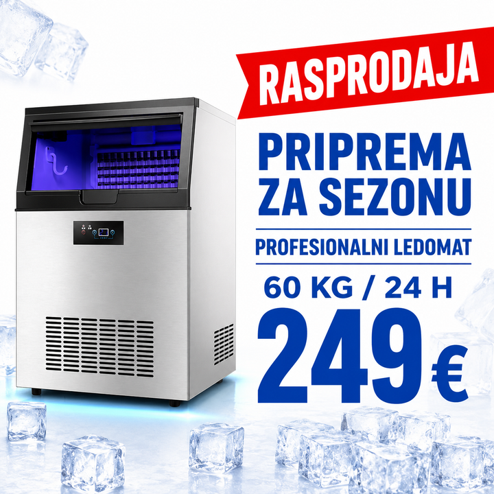 

Profesionalni ledomat 60 kg

