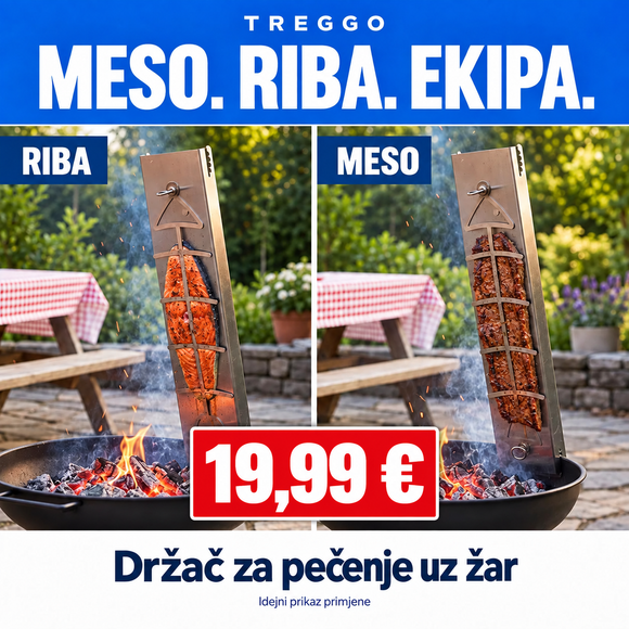 TREGGO - DRŽAČ ZA ROŚTILJ RIBA/MESO