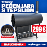 TREGGO – Girarrosto con spiedo e teglia