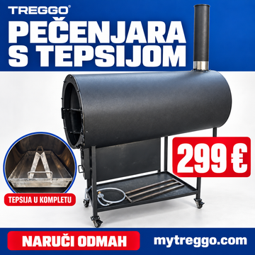 TREGGO – Girarrosto con spiedo e teglia