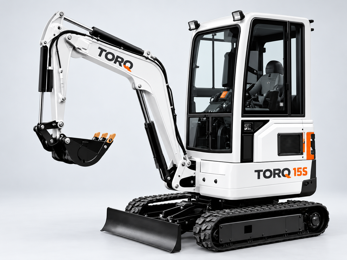 TORQ 15S by TREGGO — mini bager 1,5 t, LAIDONG