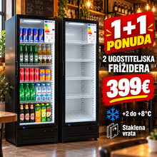 Dva ugostiteljska frižidera u lokalu