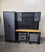 TREGGO BAU MASTER 236 – radionički sustav s radnim stolom i ormarima