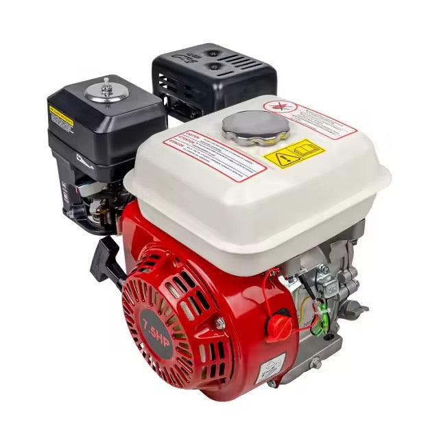 TREGGO benzinski motor 7,5 HP – pogled sprijeda pod kutom