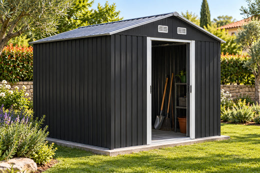 TREGGO metalna vrtna kućica 2,70 × 2,69 × 1,94 m